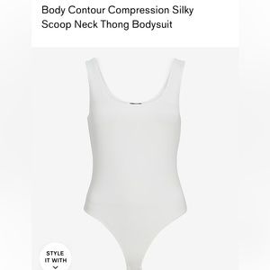 Express NWOT Body Contour White Bodysuit